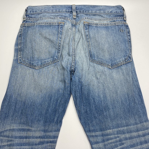rag & bone Boyfriend Jean in Moss with Holes Size 24 - Picture 4 of 7